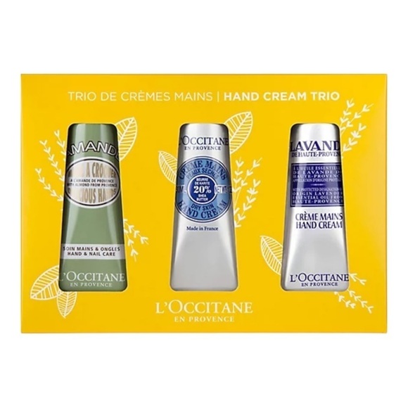 L'Occitane Classic Hand Cream Trio Almond Shea Butter Lavender NEW - Picture 1 of 6